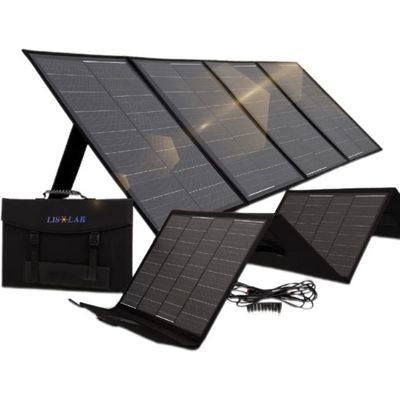100W 軽量 折りたたむ太陽光充電器 IP65 代替エネルギー用 防水