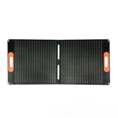 18V 100W ソーラーパネル 充電器 軽量 折りたたむソーラーパネル 屋外旅行用
