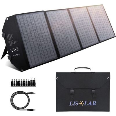 ポータブル ソーラー 折りたたみ バッグ IP65 防水 100W 折りたたみ ソーラー パネル 充電器
